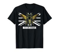 Recuerdo de la Bandera del Reino Unido de Manchester Bee Camiseta