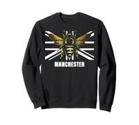 Recuerdo de la Bandera del Reino Unido de Manchester Bee Sudadera