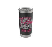 Recuerdo de la catedral del Duomo de Ti Amo de Milán Italia Vaso térmico de acero inoxidable de doble pared