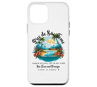 Recuerdo de la Isla del Pico de Santo Tomé y Príncipe Carcasa para iPhone 12 Mini