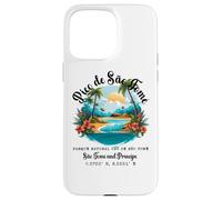 Recuerdo de la Isla del Pico de Santo Tomé y Príncipe Carcasa para iPhone 15 Pro MAX