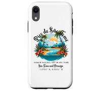 Recuerdo de la Isla del Pico de Santo Tomé y Príncipe Carcasa para iPhone XR