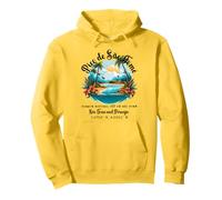 Recuerdo de la isla del Pico de Santo Tomé y Príncipe Sudadera con Capucha