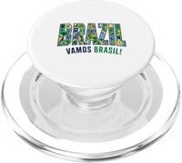 Recuerdo de la selección de fútbol de Brasil 2026 para Aficionados brasileños PopSockets PopGrip para MagSafe