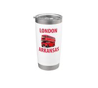 Recuerdo de Londres Arkansas Vaso térmico de acero inoxidable de doble pared