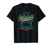 Recuerdo de los Parques estatales Nacionales de Redwood Costa de California Camiseta