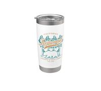Recuerdo de los parques estatales nacionales de Redwood Costa de California Vaso térmico de acero inoxidable de doble pared