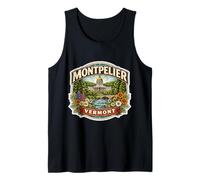 Recuerdo de Montpelier Vermont City State Capital Memorabilia Camiseta sin Mangas