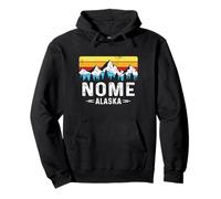 Recuerdo de Nome Alaska Mountain Town Nome AK Sudadera con Capucha