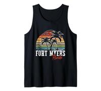 Recuerdo de palmeras de Fort Myers Florida USA Camiseta sin Mangas