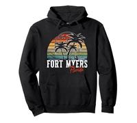 Recuerdo de palmeras de Fort Myers Florida USA Sudadera con Capucha