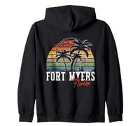 Recuerdo de palmeras de Fort Myers Florida USA Sudadera con Capucha