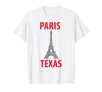 Recuerdo de París Texas USA Camiseta