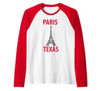 Recuerdo de París Texas USA Camiseta Manga Raglan