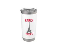 Recuerdo de París Texas USA Vaso térmico de acero inoxidable de doble pared