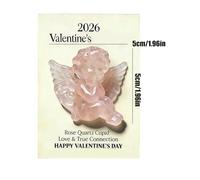 Recuerdo De San Valentín: Emblema Acrílico Del Día De San Valentín, Recuerdo De Símbolo De Amor 2D De 2026 | Regalo Romántico Para Parejas Socios Recién Comprometidos Relación A Larga Distancia Planif