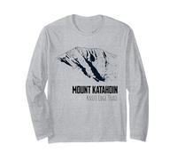 Recuerdo de Senderismo Mount Katahdin Maine Knife Edge Trail Manga Larga