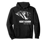 Recuerdo de Senderismo Mount Katahdin Maine Knife Edge Trail Sudadera con Capucha