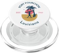 Recuerdo de Surf de Port Fourchon Louisiana PopSockets PopGrip para MagSafe