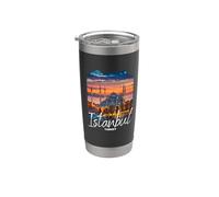 Recuerdo de Turquía de Estambul Vaso térmico de acero inoxidable de doble pared