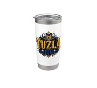 Recuerdo de Tuzla BiH - Bosnia y Herzegovina Vaso térmico de acero inoxidable de doble pared
