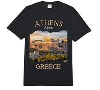 Recuerdo de Vacaciones de la Acrópolis y el Partenón en Atenas, Grecia Comfort Colors Adult Heavyweight T-Shirt