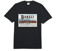 Recuerdo de Vacaciones en el Parque Nacional y Reserva de Denali en Alaska Comfort Colors Adult Heavyweight T-Shirt