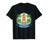 Recuerdo de Vacaciones en la Torre Aloha de Honolulu Hawaii Camiseta
