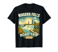 Recuerdo de Vacaciones Familiares Viaje por Carretera a Las Cataratas del Niágara 2026 Camiseta
