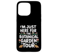 Recuerdo de Verano con el Tour del Jardín Botánico Carcasa para iPhone 15 Pro MAX