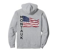 Recuerdo de verano Montauk grande New York The End Long Island Sudadera con Capucha