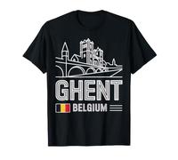Recuerdo de Viaje con Arco escénico de Gante, Bélgica Camiseta