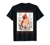 Recuerdo de Viaje con Aves de Kentucky Northern Cardinal State Camiseta