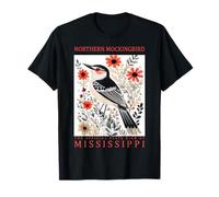 Recuerdo de Viaje con Aves del Estado de Ruiseñor del Norte de Misisipi Camiseta