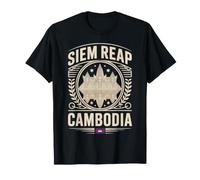 Recuerdo de Viaje con Emblema de Camboya de Siem Reap Camiseta