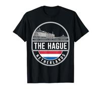 Recuerdo de Viaje con Emblema de Panel de La Haya, Países Bajos Camiseta