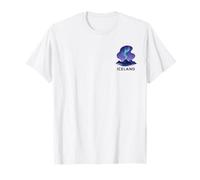 Recuerdo de viaje de bolsillo de Islandia Aurora Boreal Aurora Boreal Camiseta