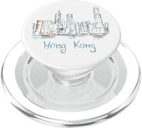 Recuerdo de Viaje de Hong Kong Historic City Landmark Gift PopSockets PopGrip para MagSafe