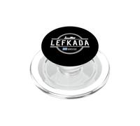 Recuerdo de Viaje de la Ciudad de Grecia Lefkada PopSockets PopGrip para MagSafe