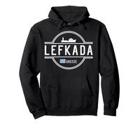 Recuerdo de Viaje de la Ciudad de Grecia Lefkada Sudadera con Capucha
