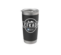 Recuerdo de viaje de la ciudad de Grecia Lefkada Vaso térmico de acero inoxidable de doble pared