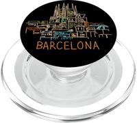 Recuerdo de Viaje de la Sagrada Familia Barcelona Ciudad Histórica Regalo PopSockets PopGrip para MagSafe