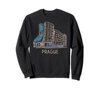 Recuerdo de Viaje de Praga Chequia Ciudad histórica, Regalo de Monumento histórico Sudadera