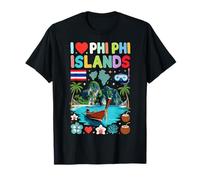 Recuerdo de Viaje de Tailandia I Love Phi Phi Islands Camiseta