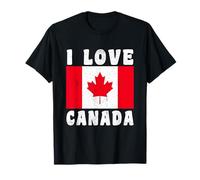 Recuerdo de viaje familiar canadiense I Love Canada I Heart Camiseta