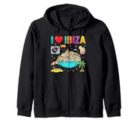 Recuerdo de Viaje I Love Ibiza Sudadera con Capucha
