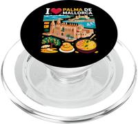 Recuerdo de Viaje I Love Palma De Mallorca España PopSockets PopGrip para MagSafe