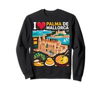 Recuerdo de Viaje I Love Palma De Mallorca España Sudadera