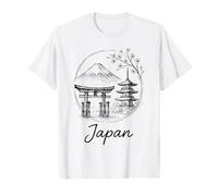 Recuerdo de Viaje japonés Minimalista japonés Otaku Camiseta
