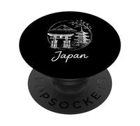 Recuerdo de Viaje japonés Minimalista japonés Otaku PopSockets PopGrip Adhesivo